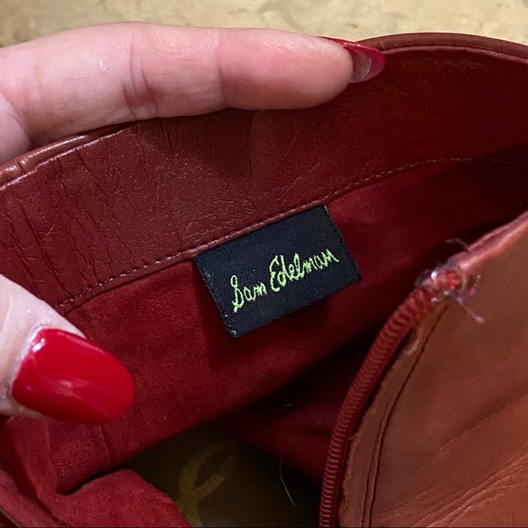 sam edelman red boots - Picture 3 of 3
